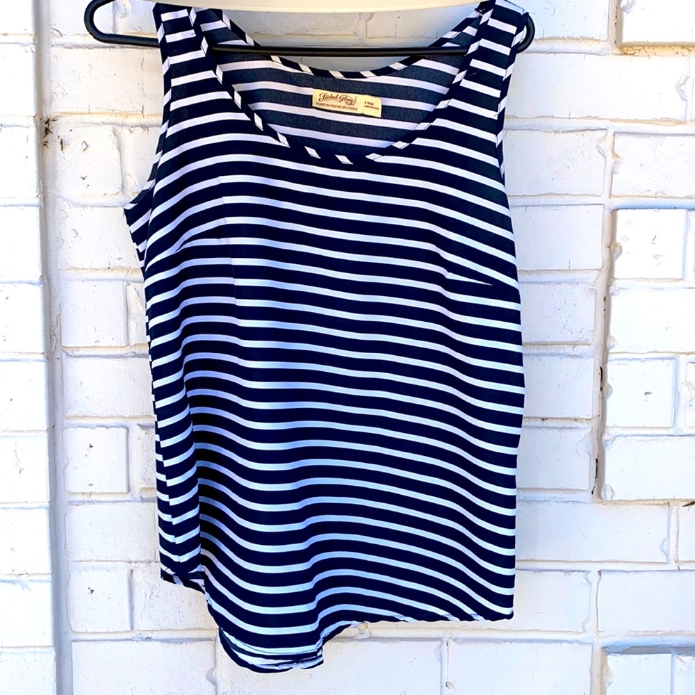 Nautical striped blouse